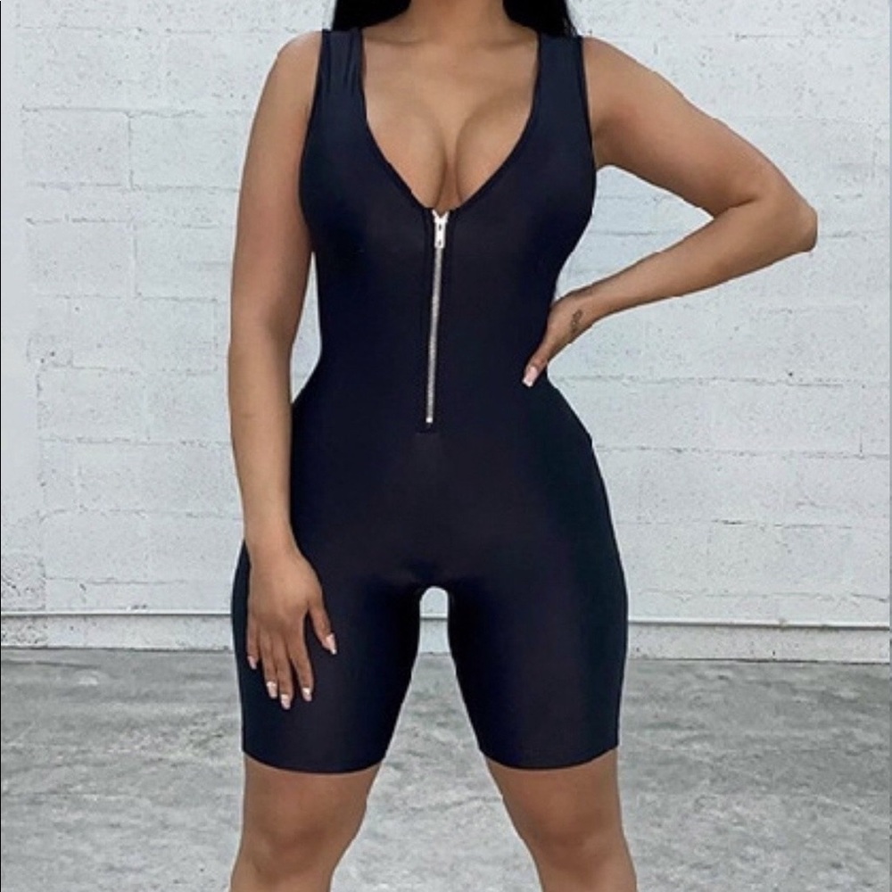 Get Me Bodied romper (black)